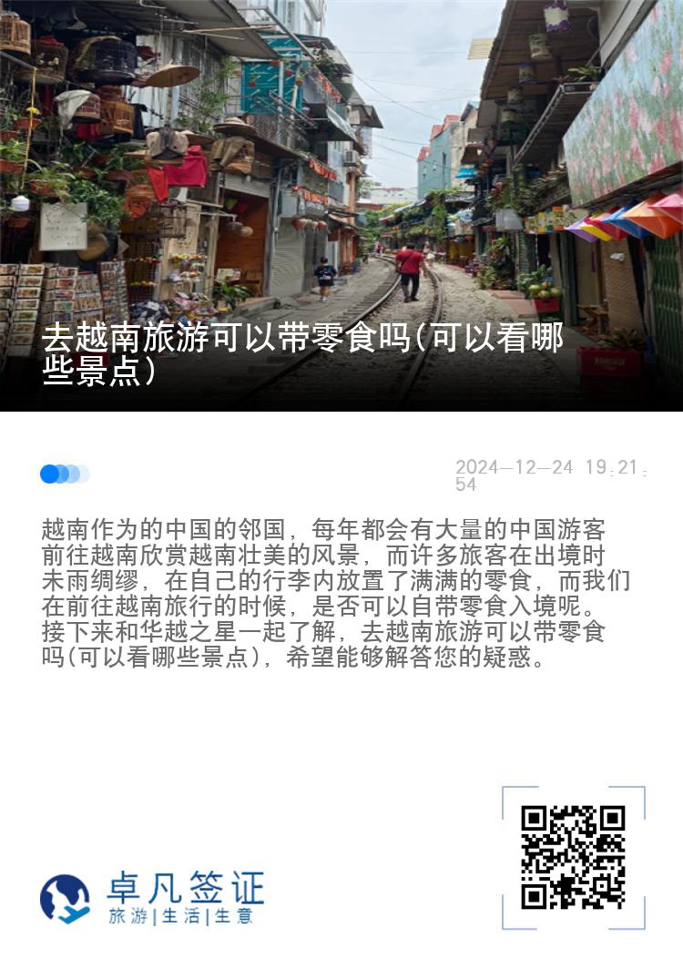 去越南旅游可以带零食吗(可以看哪些景点)